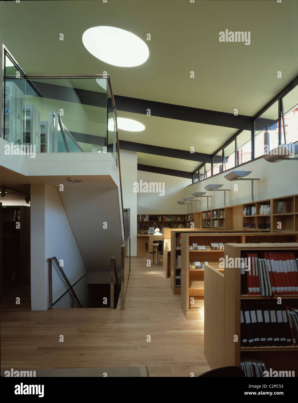 Scottish Poetry Library, Edinburgh, Scotland. Interior Stock Photo Alamy