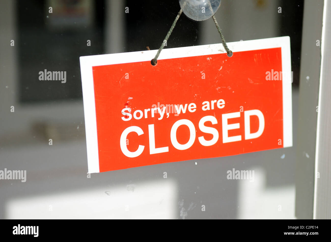 Closed Shop Sign Stock Photo Alamy