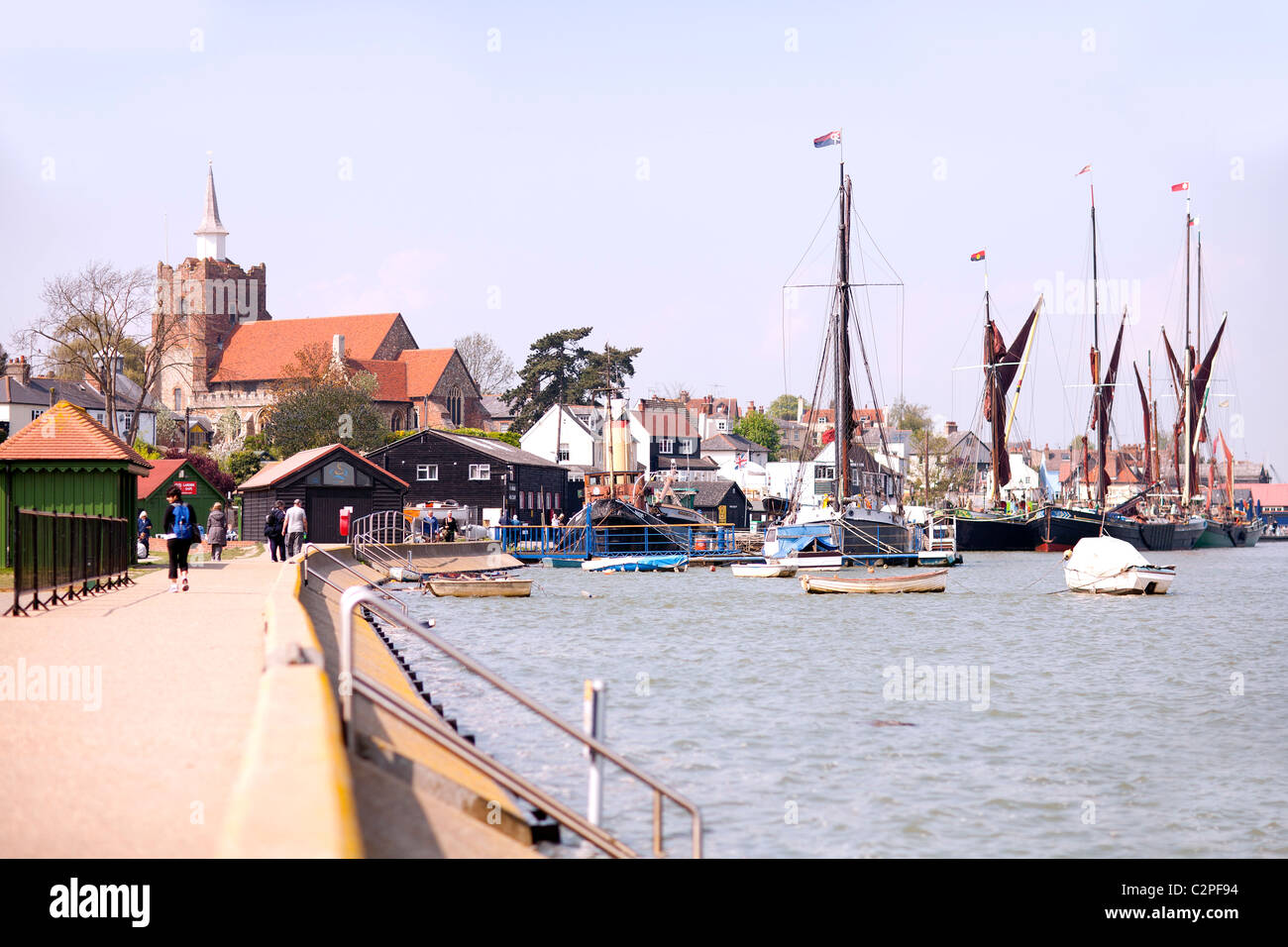 Maldon town in Essex on the river blackwater Stock Photo - Alamy