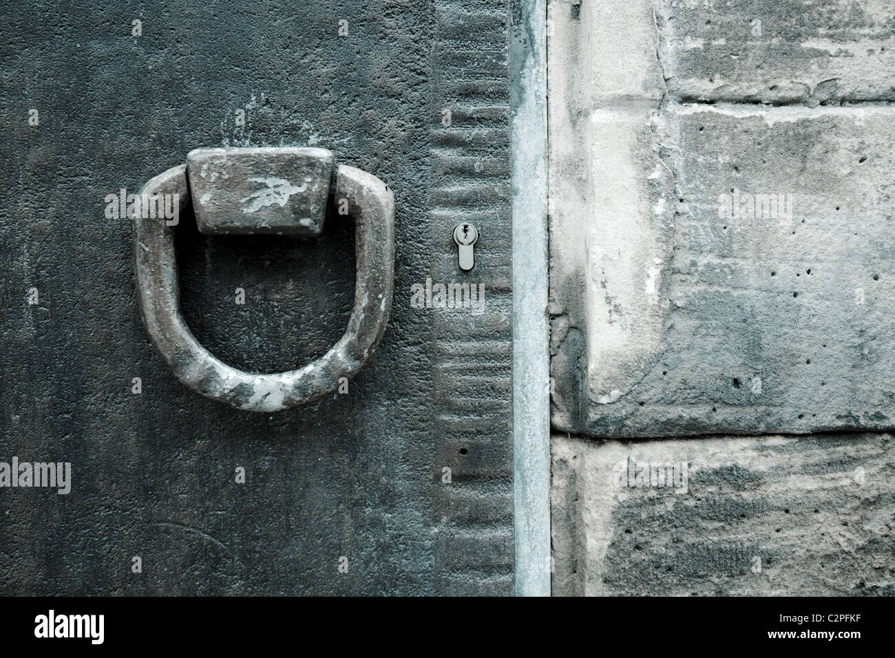 Old Metal Doors Stock Photo Alamy