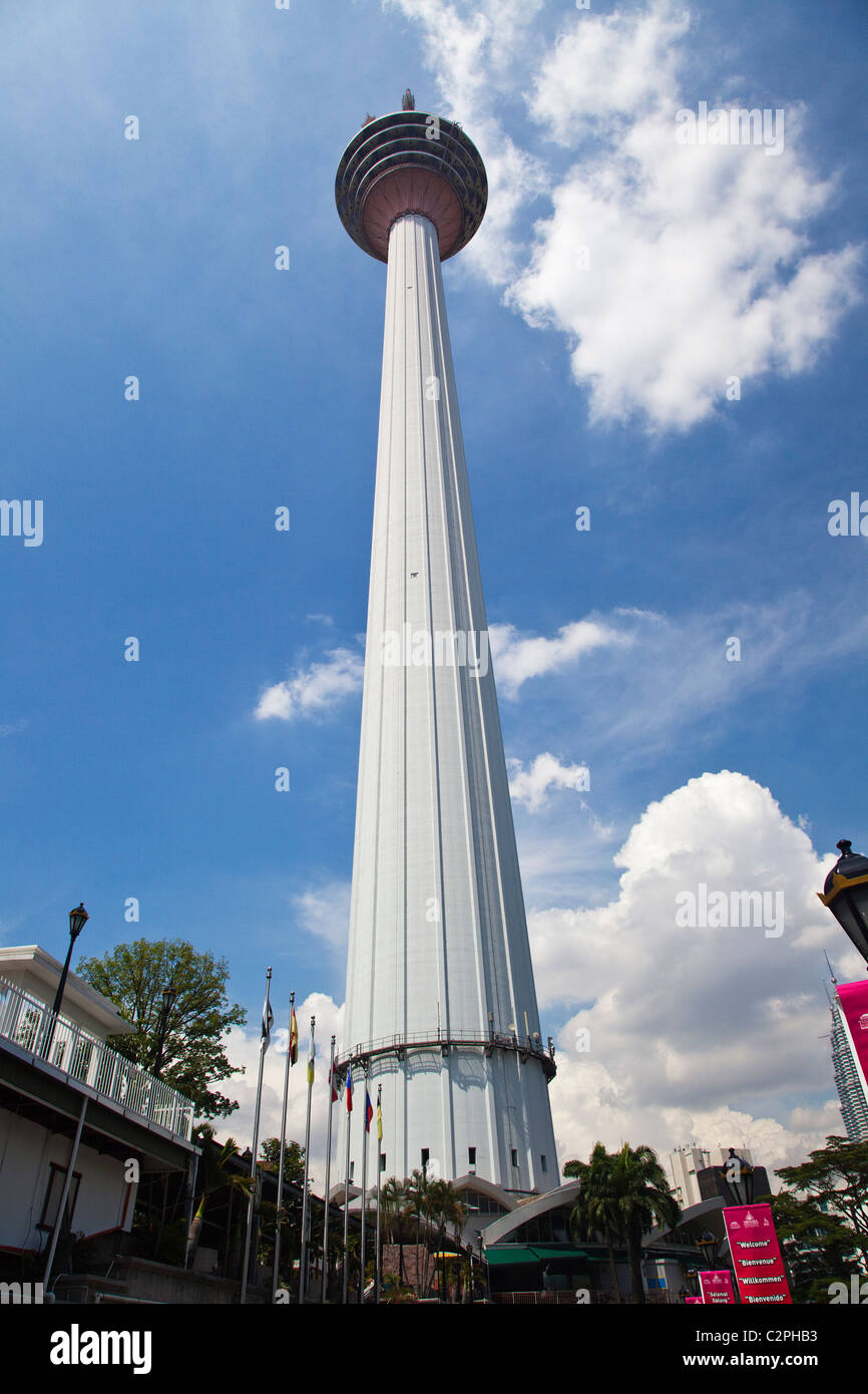 Menara KL Tower, Kuala Lumpur Stock Photo