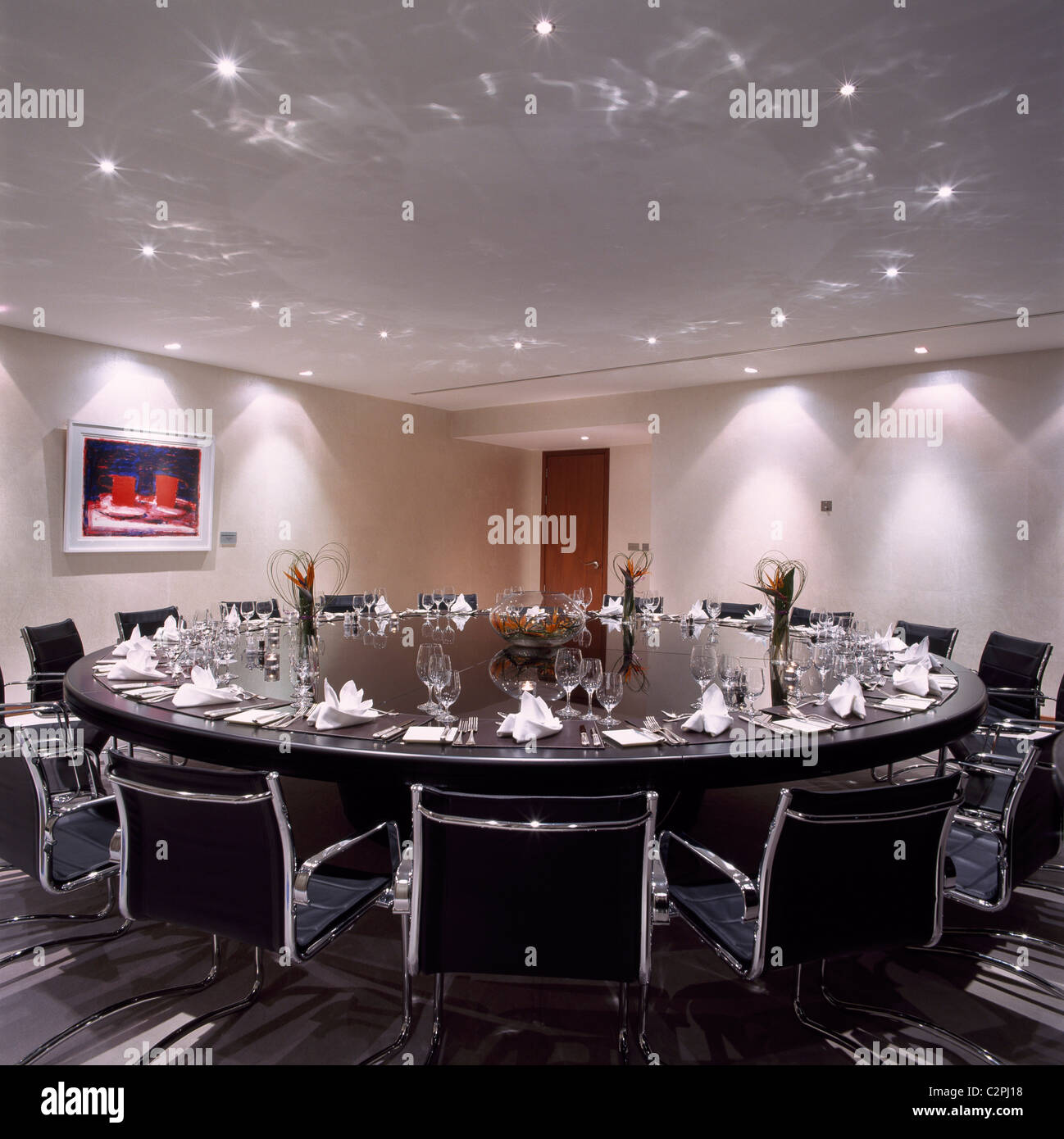 Circular Table Meeting Room Stock Photos Circular Table