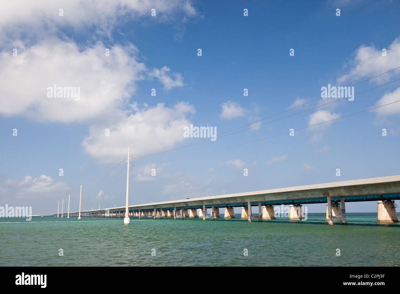 Seven Mile Bridge, Florida Keys, USA Stock Photo