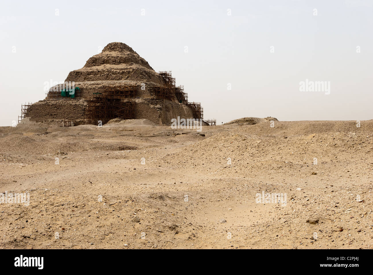 Pyramid of Djoser - Saqqara necropolis, Lower Egypt Stock Photo