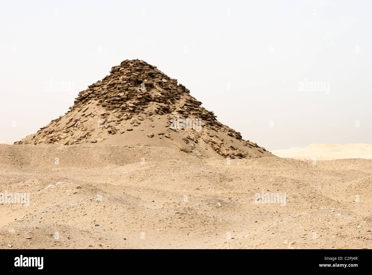 Pyramid of Userkaf - Saqqara necropolis, Lower Egypt Stock Photo