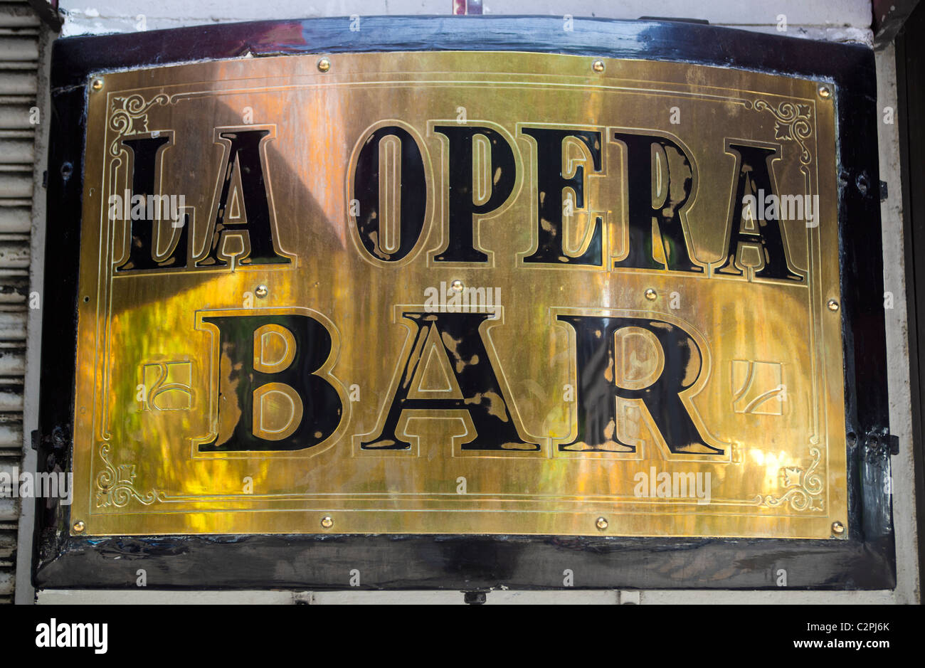 La Opera Bar and Restaurant Mexico City Stock Photo
