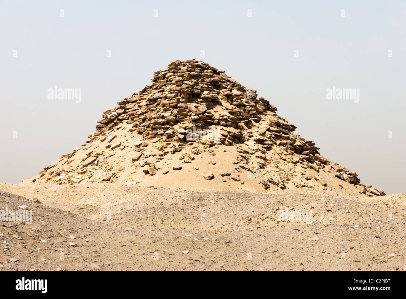 Pyramid of Userkaf - Saqqara necropolis, Lower Egypt Stock Photo