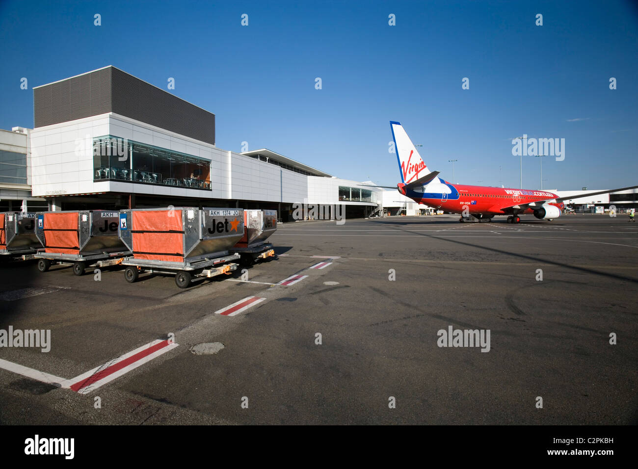 Terminal 2, Sydney Airport, Australia. Stock Photo