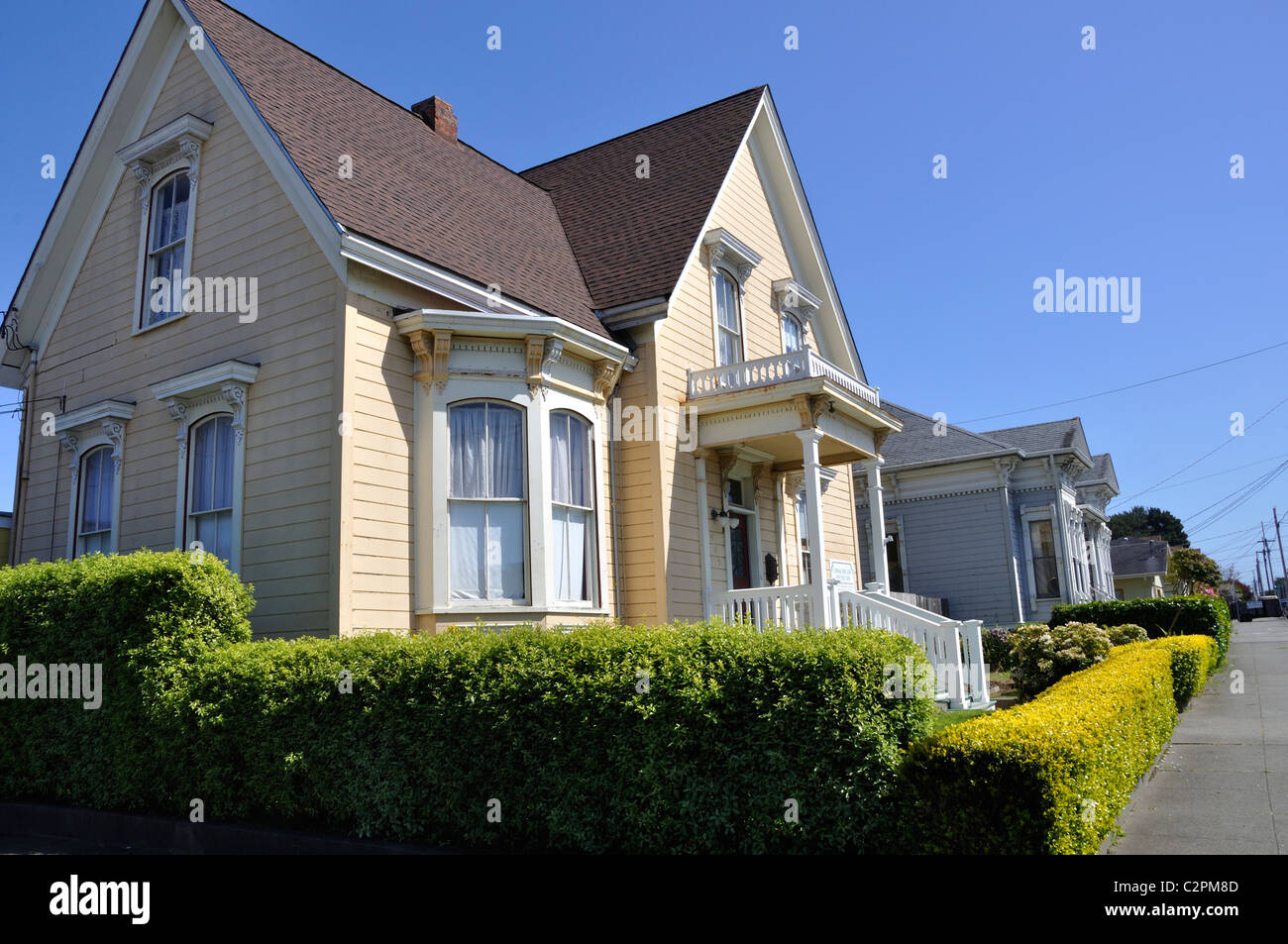 Victorian houses, Eureka, California, USA Stock Photo Alamy