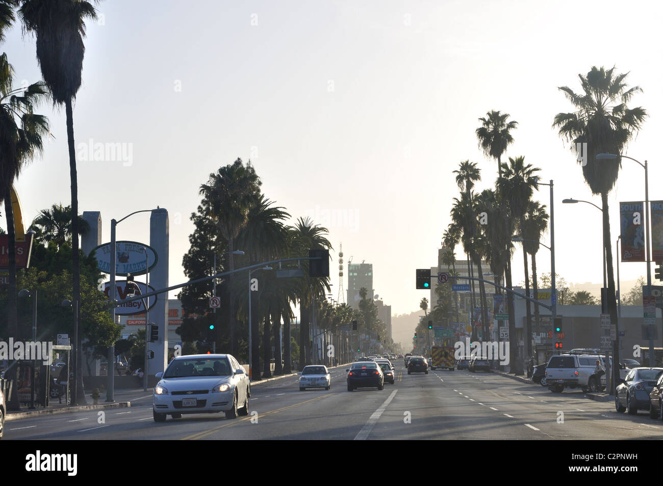 Pollution in Hollywood, California, USA Stock Photo Alamy