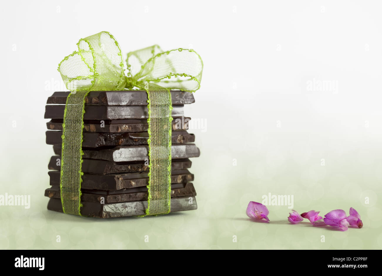 Stack of Chocolate Stock Photo - Alamy