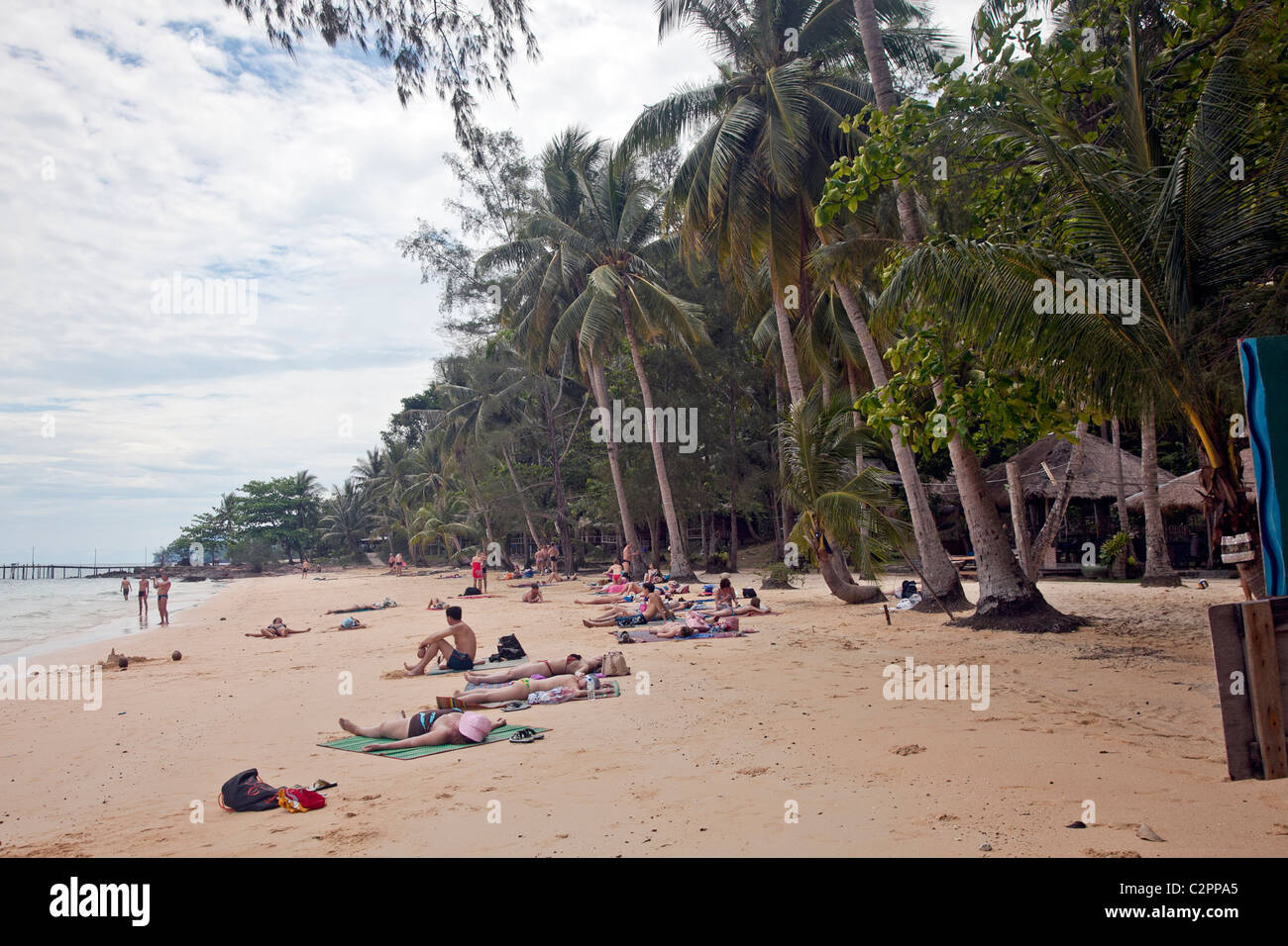 Koh Chang or Ko Chang Island;Thailand Trat Province,Asia;sunbathing on