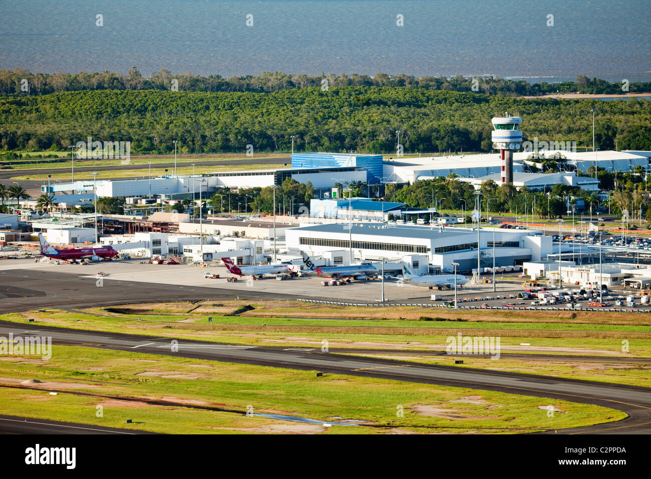 Cairns airport. Cairns, Queensland, Australia Stock Photo