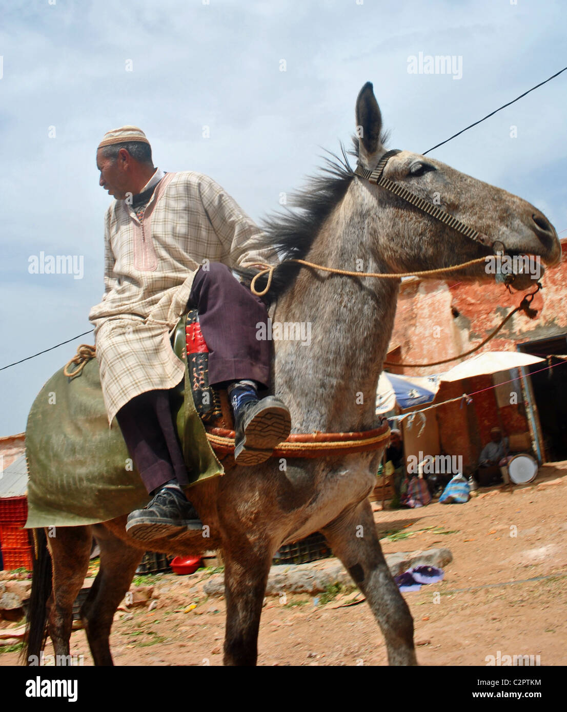 Man with donkey hi-res stock photography and images - Alamy