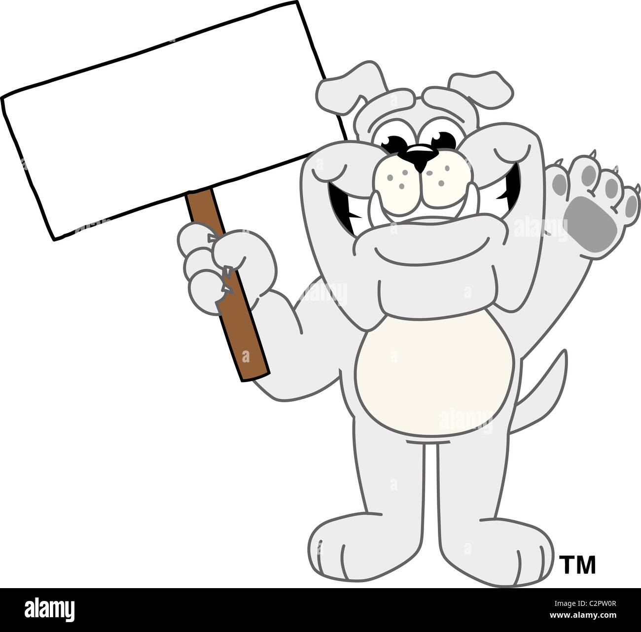 Cartoon bulldog hi-res stock photography and images - Alamy