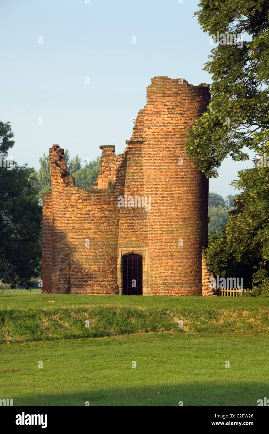 Ashby de la Zouch Castle. View from the north of Southern Garden Tower