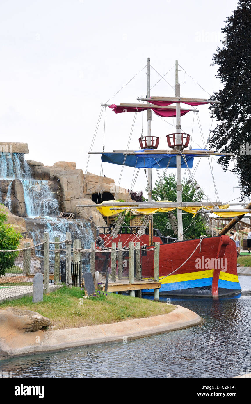 Lost Treasure miniature golf course, Ronks, Pennsylvania, USA Stock