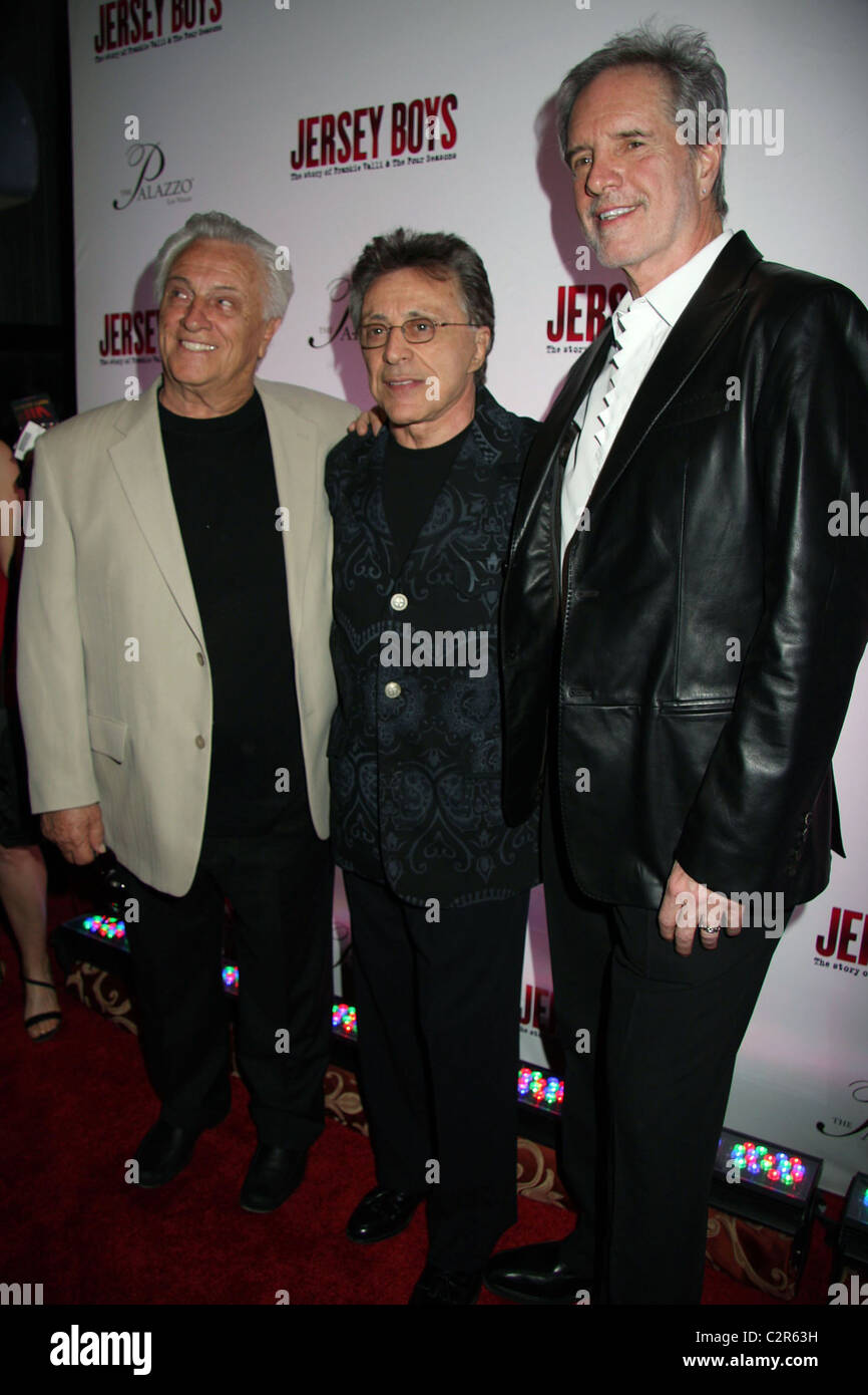 Tommy DeVito Frankie Valli Bob Gaudio Opening Night Of Jersey Boys