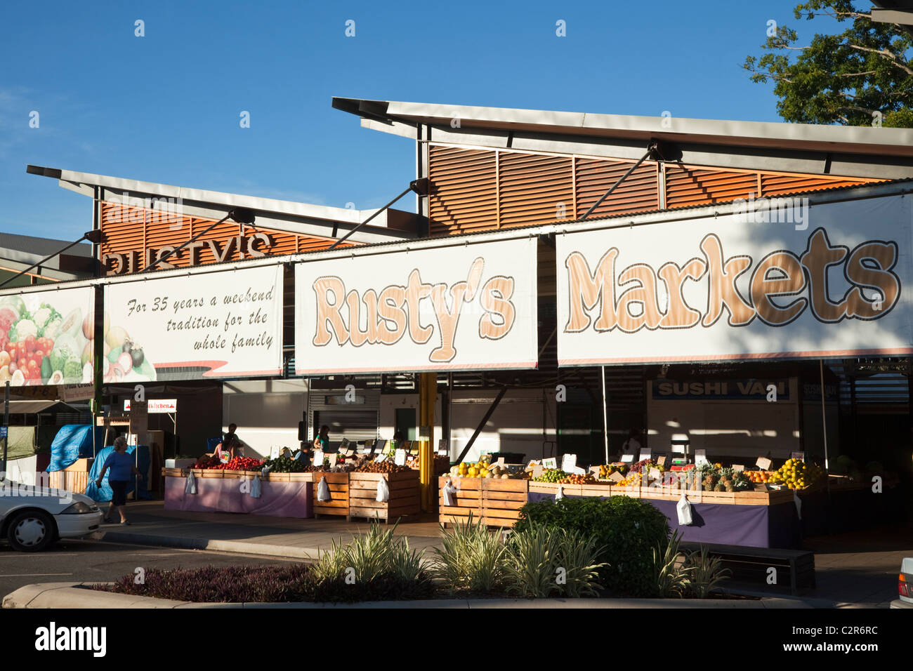 Rusty's Markets local fruit and vegetable market in the city centre