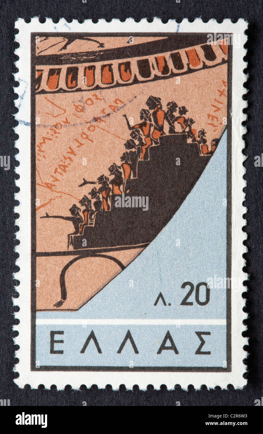 Greek postage stamps hires stock photography and images Alamy