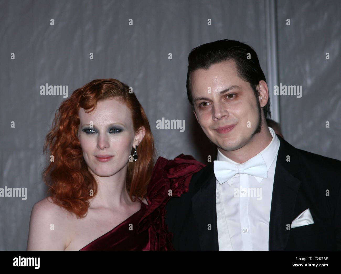 Karen Elson and Jack White 'Superheroes: Fashion and Fantasy' Costume Institute Gala at The Metropolitan Museum of Art - Stock Photo