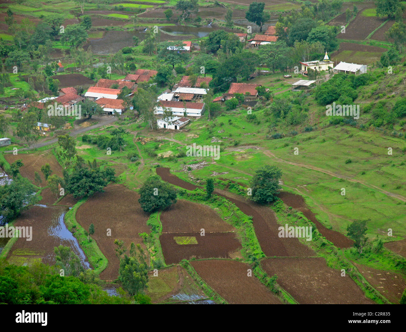 Traditional Rural House Maharashtra India High Resolution Stock