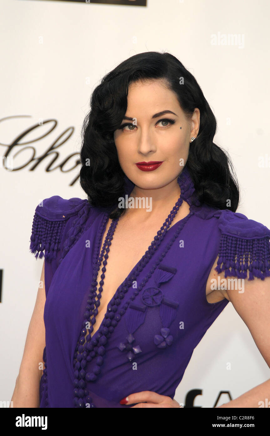 Dita Von Teese amfAR's annual Cinema Against AIDS gala at The 2008