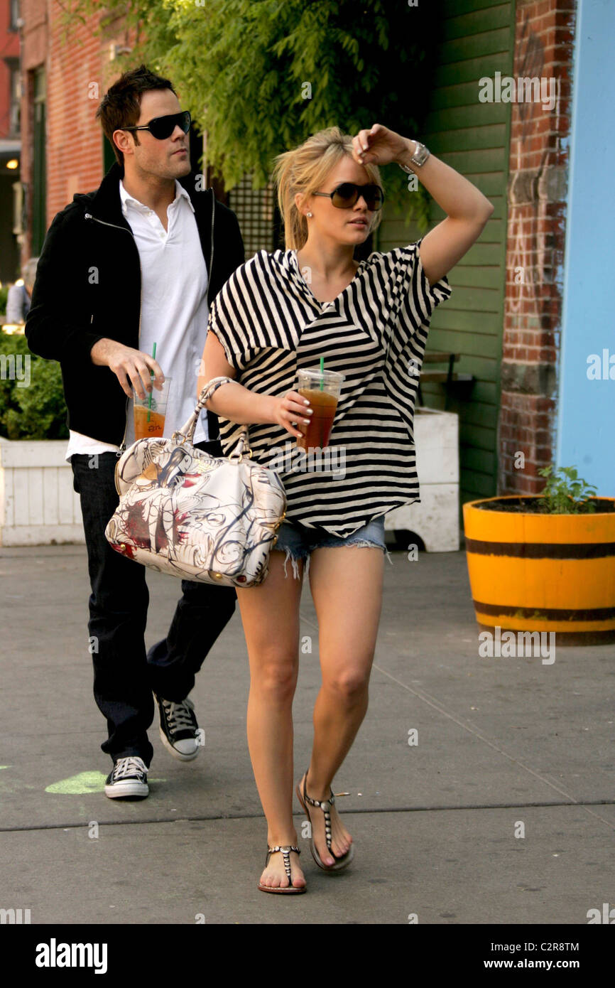 Anthony Kiedis and Heather during Hilary Duff, Anthony Kiedis and ...