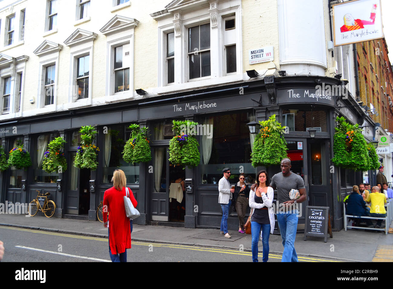 "The Marylebone" pub, Marylebone High Street, Marylebone, London, UK