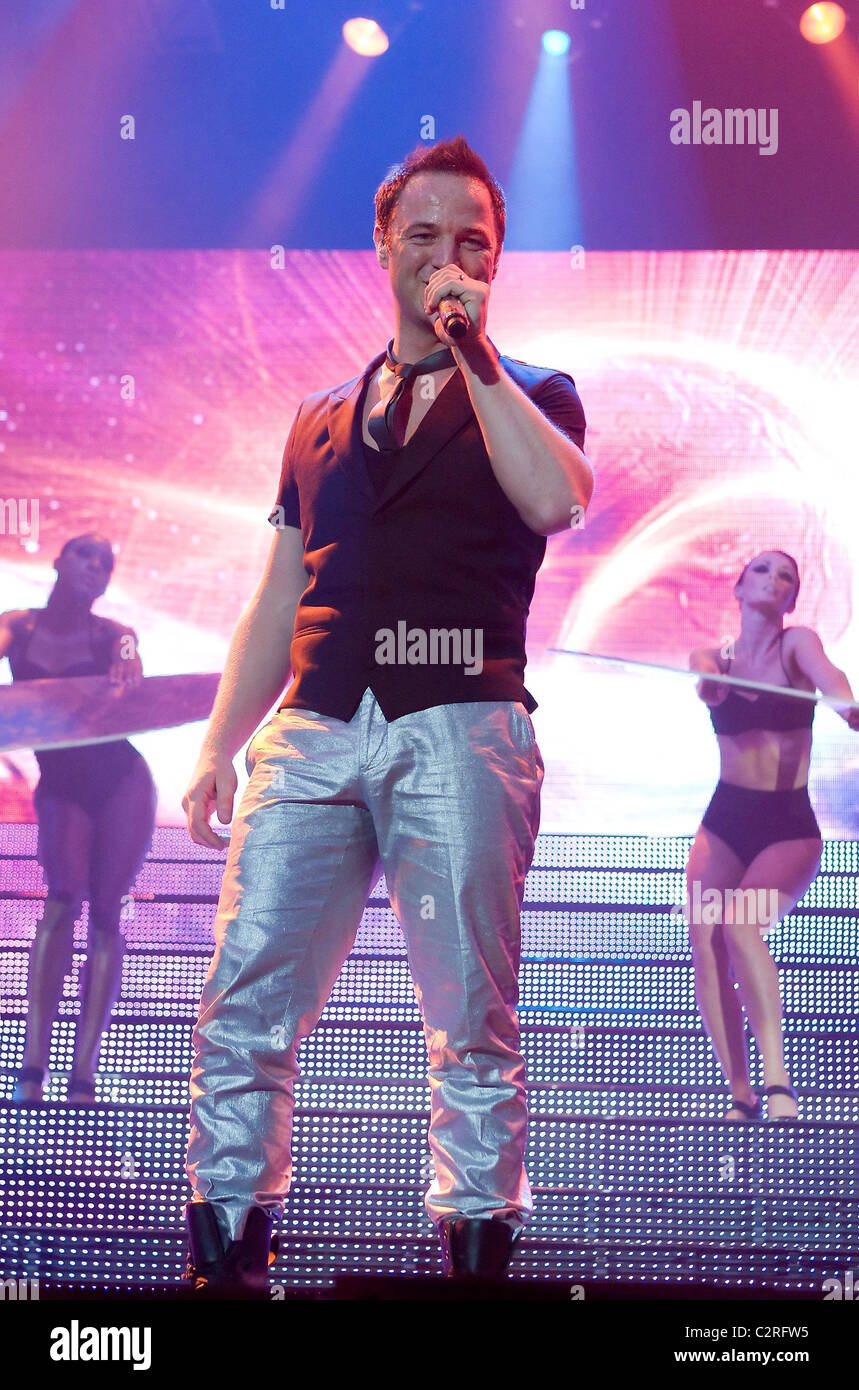 Mikey Graham Boyzone performs at the O2 Arena London, England - 30.05.