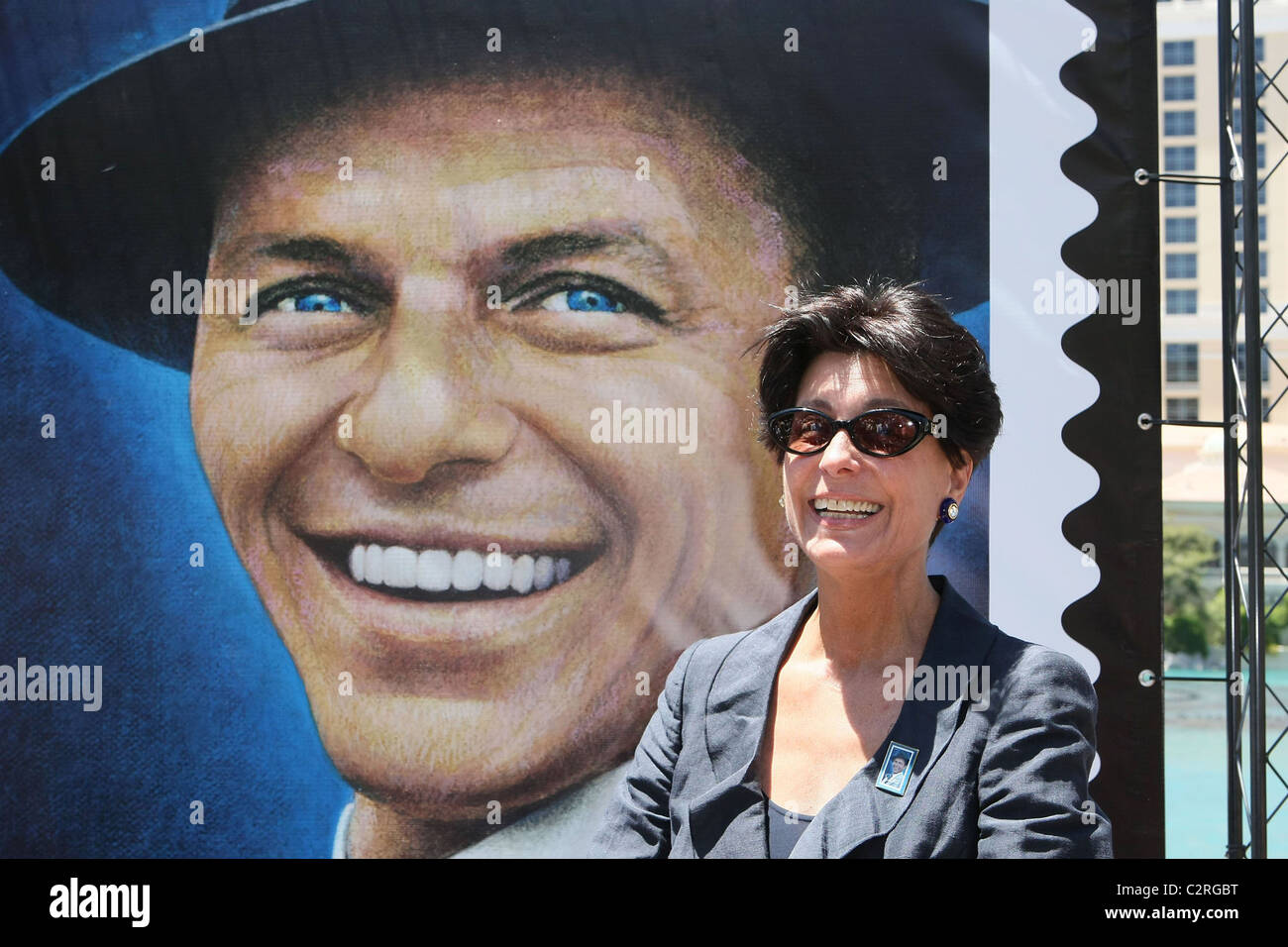 Tina Sinatra Unveiling of the Frank Sinatra stamp in front of The Bellagio fountains Las Vegas, Nevada - 13.05.08 Judy Eddy / Stock Photo