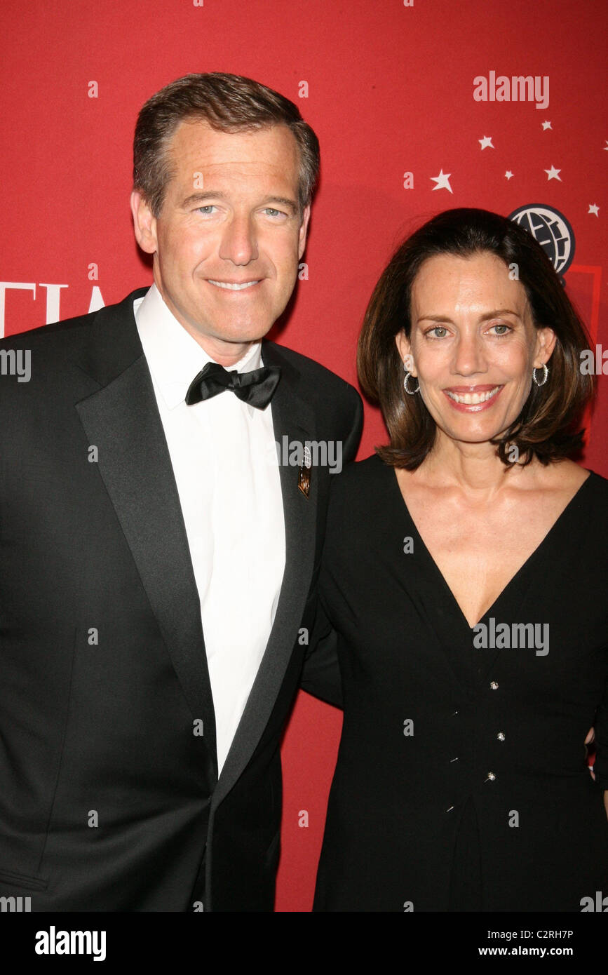 Brian Williams and his wife Jane Stoddard Williams TIME's 100 Most Influential People in the