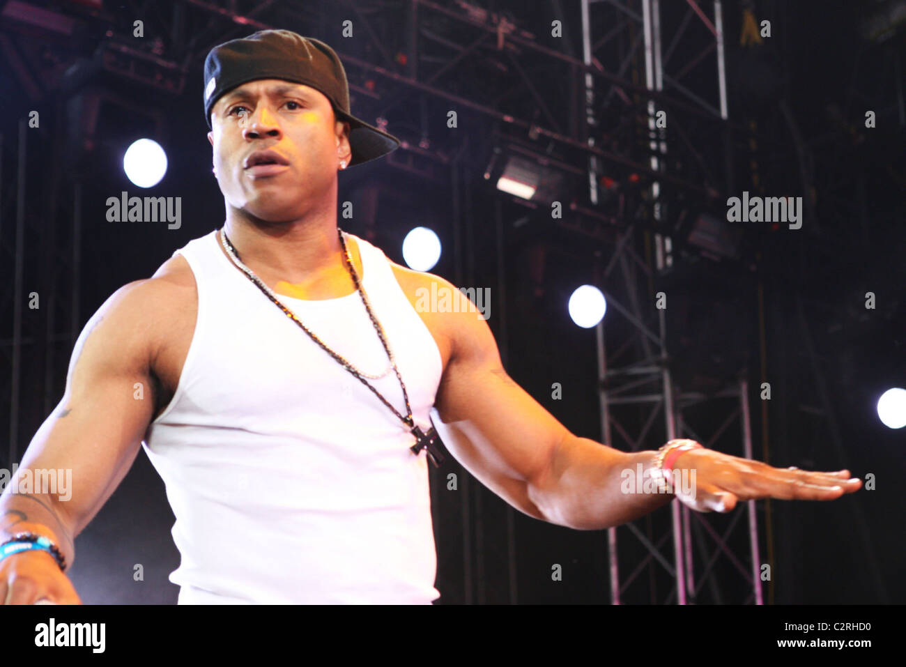 LL Cool J performs at the annual 'HOT 97 Summer Jam' concert at