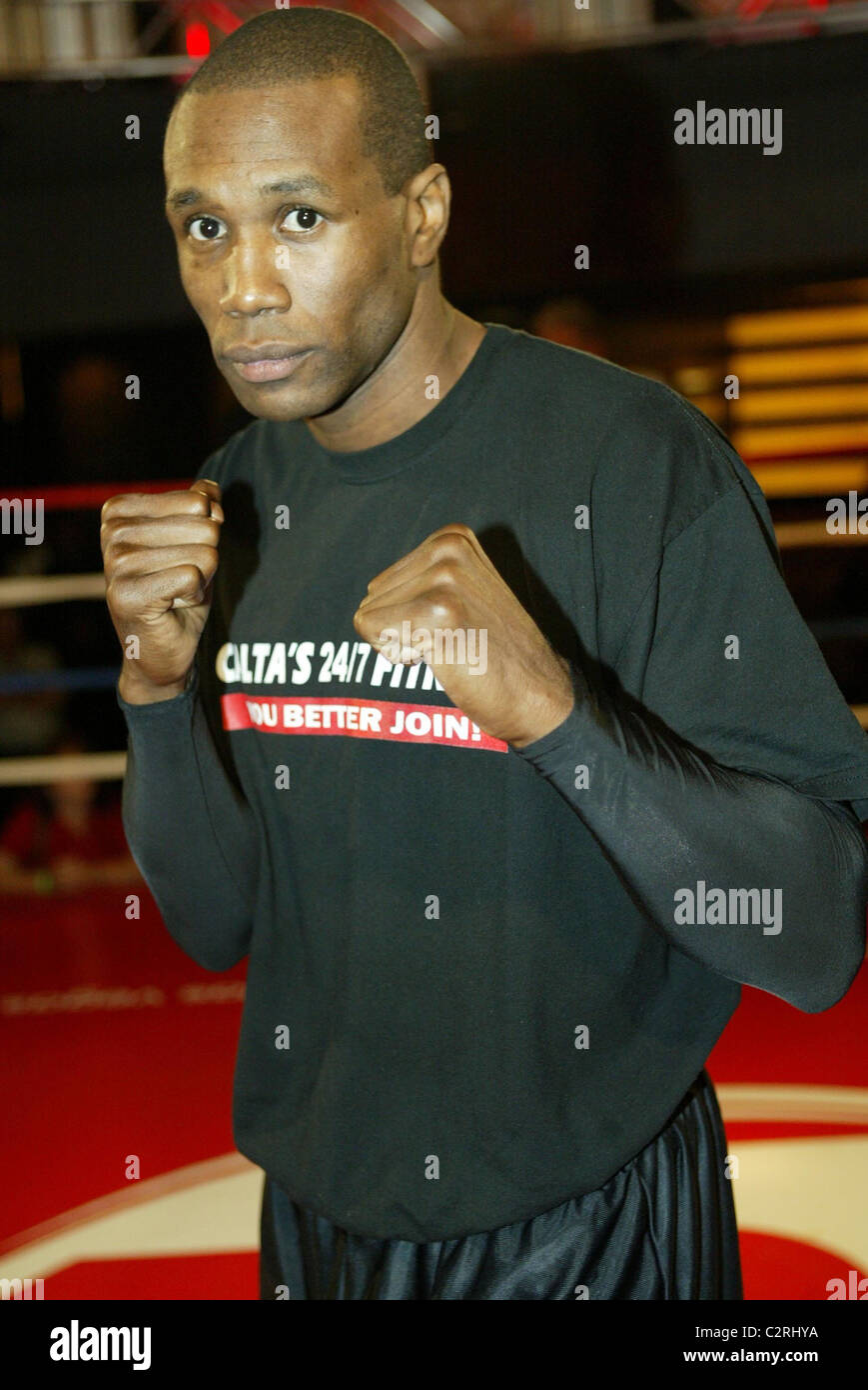 Light Heavyweight Shaun media work out at Hollywood Hotel