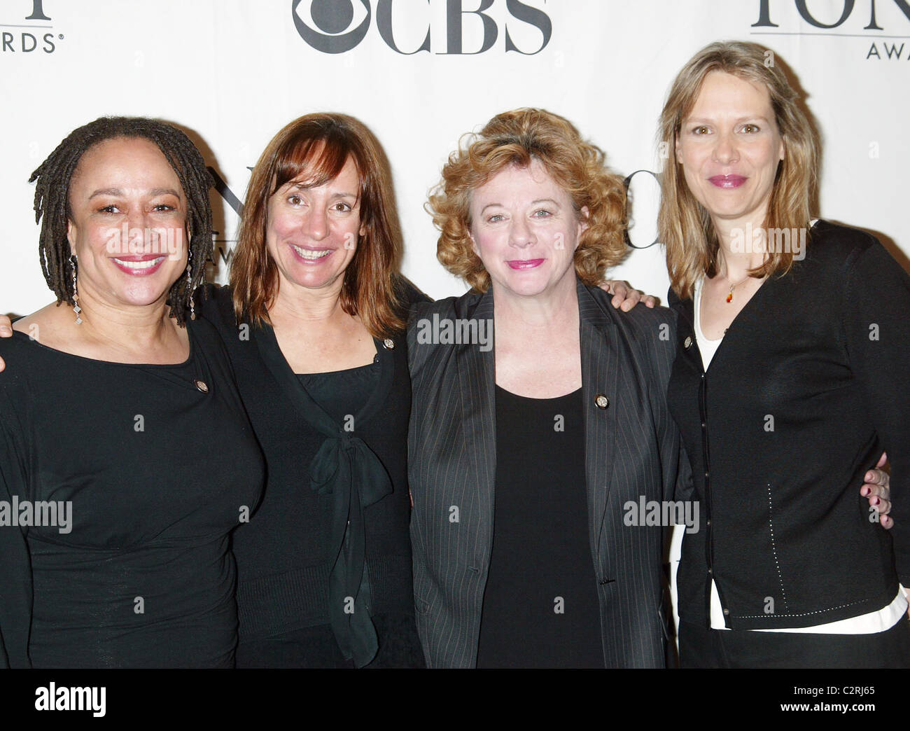 S Epatha Merkerson Laurie Metcalf Rondi Reed And Amy Morton Tony Awards Meet The Nominees Reception At The Hilton Hotel Stock Photo Alamy