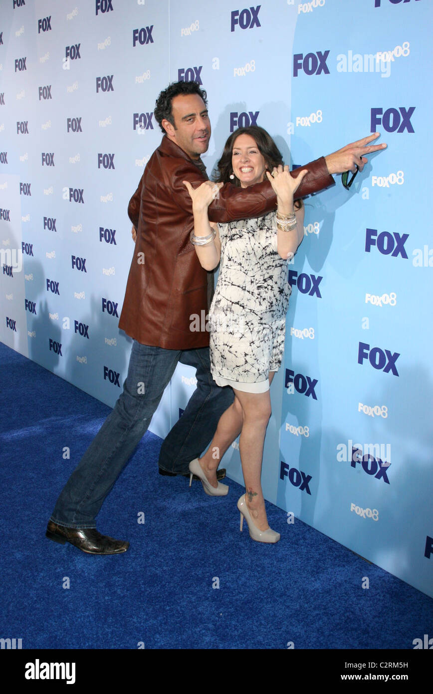 Brad Garrett and Joely Fisher 2008 FOX Upfront at Wollman Rink in Central Park - Arrivals New York City, USA - 15.05.08 PNP/ Stock Photo