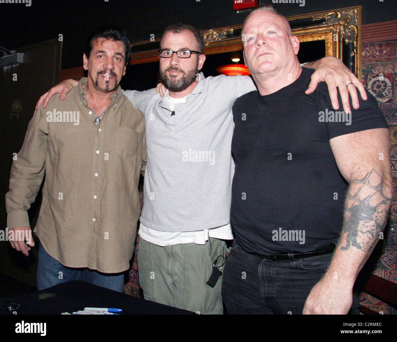 Chuck Zito, James Frey and Bodyguard controversial author James Frey