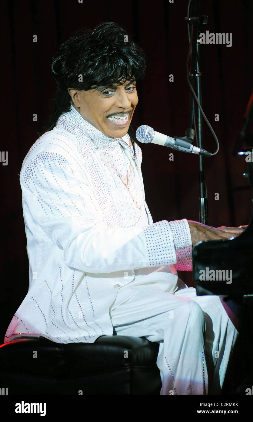 Little Richard performing live at The B.B. King Blues Club & Grill New York City, USA - 08.06.08 Stock Photo