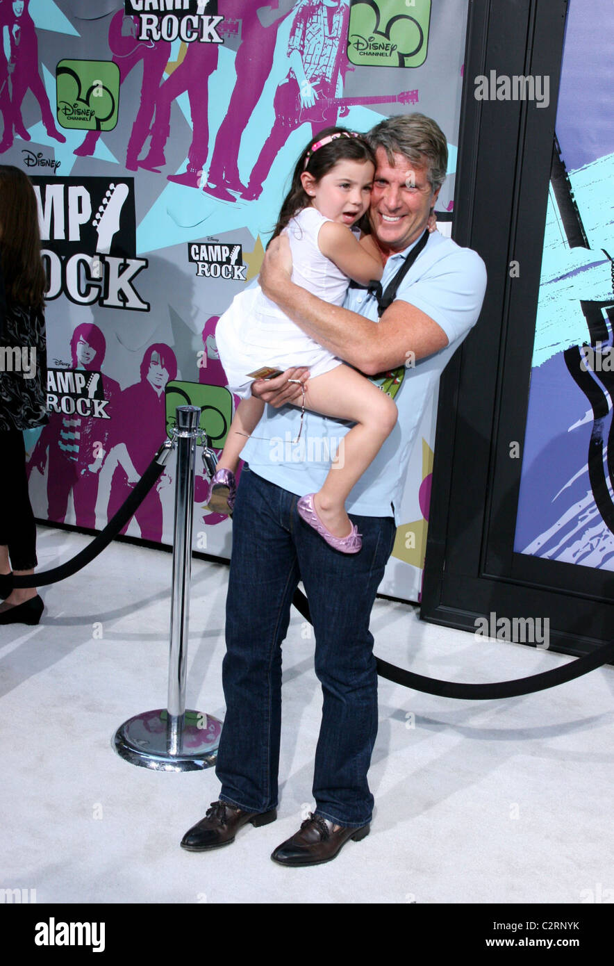 Donny Deutsch and his daughter The New York Premiere of the Disney
