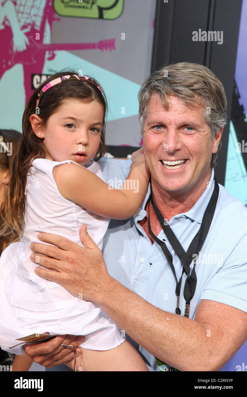 Donny Deutsch and his daughter The New York Premiere of the Disney Channel's 'Camp Rock' held at the Ziegfeld Theatre - Stock Photo