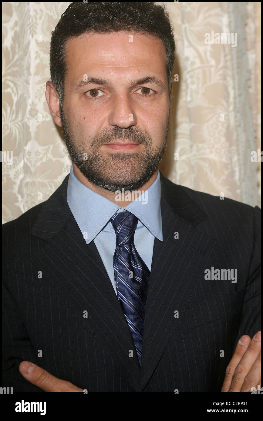 Khaled Hosseini attends a reception at the residence of the United