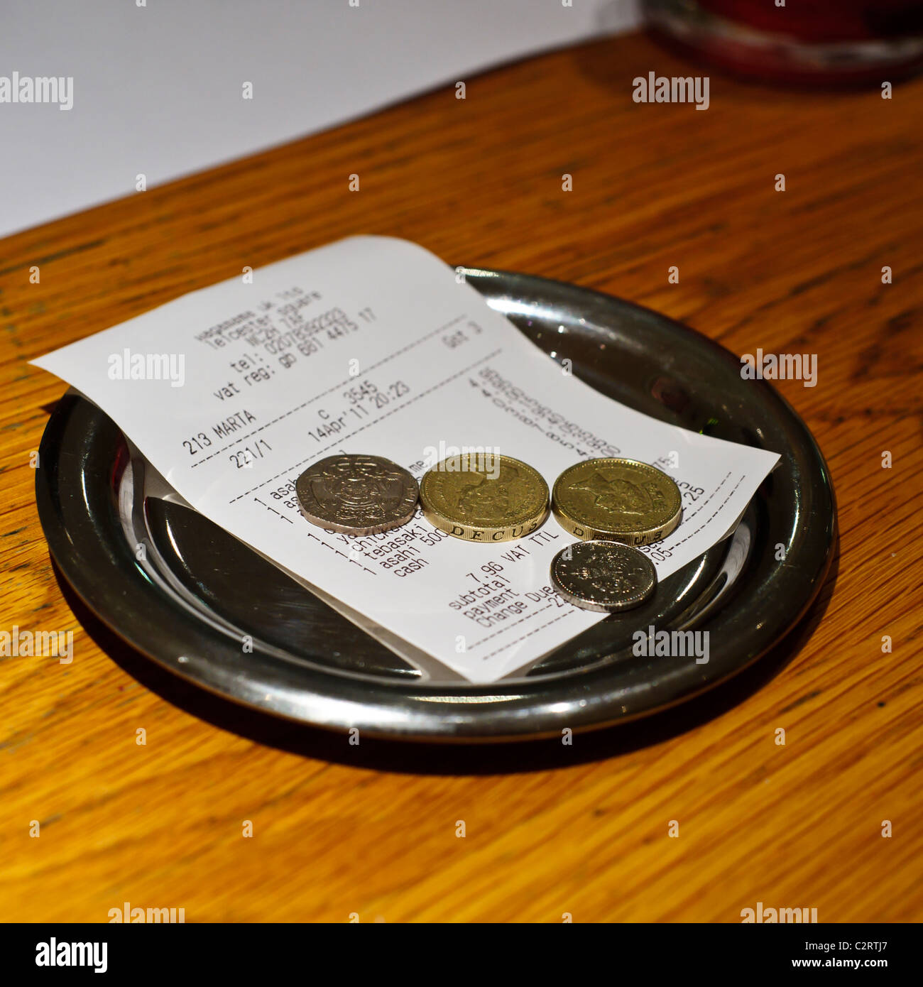 Restaurant bill tray hires stock photography and images Alamy