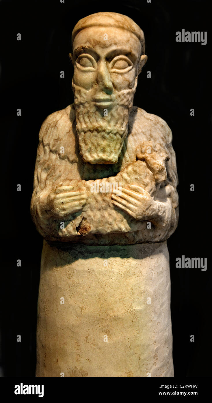 3 rd millennium BC Mari Tell Hariri  Syria Tell Hariri Stock Photo