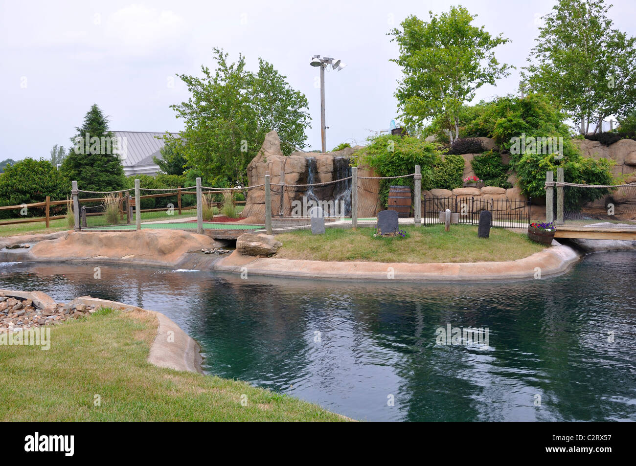 Lost Treasure miniature golf course, Ronks, Pennsylvania, USA Stock