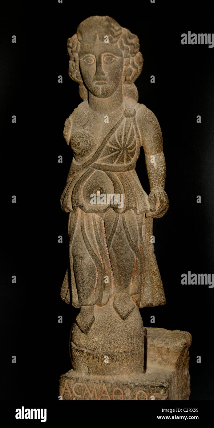 Statue Nike dedicated to Astmathos 2 century  Syria Syrian Middle East Stock Photo