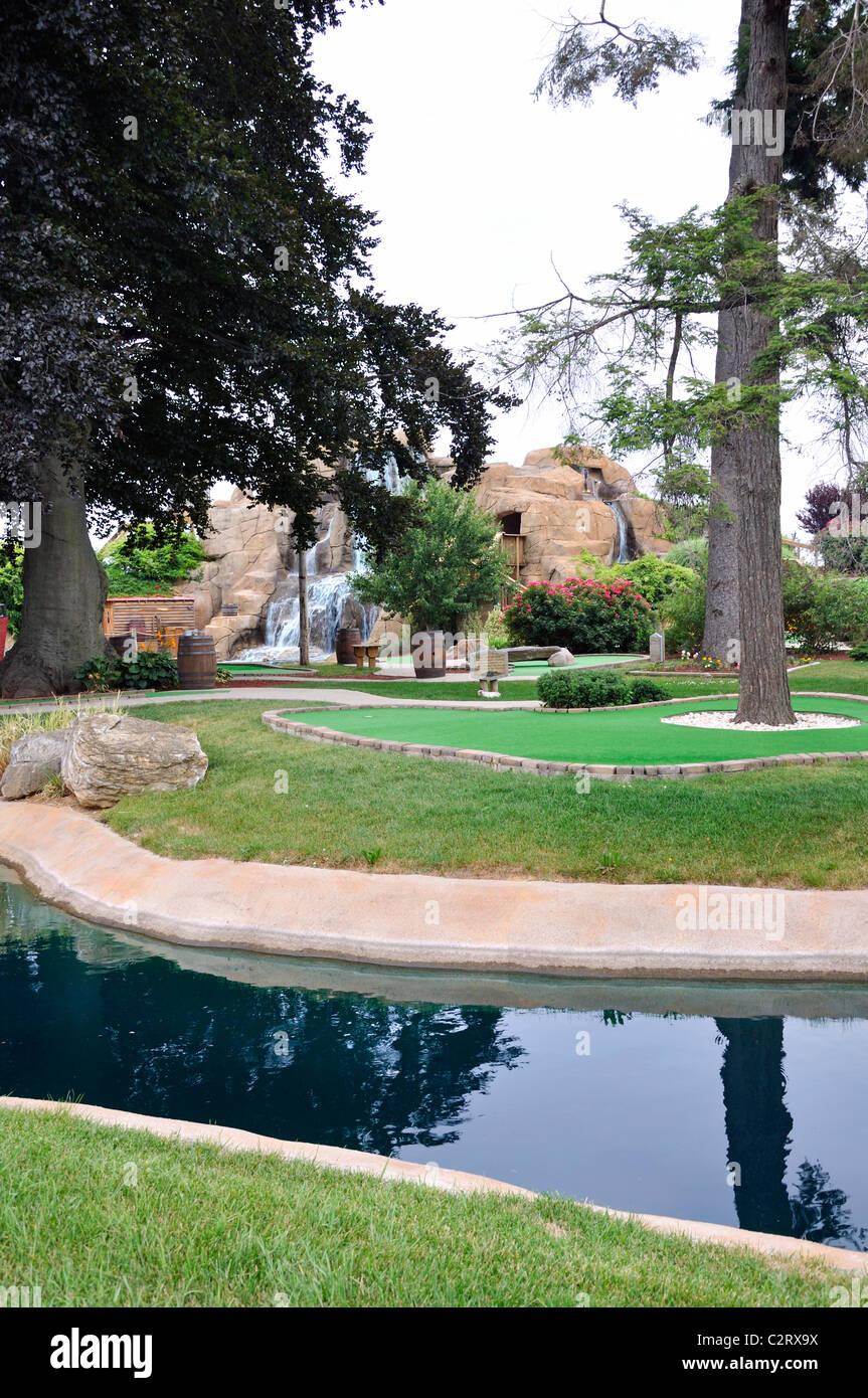 Lost Treasure miniature golf course, Ronks, Pennsylvania, USA Stock