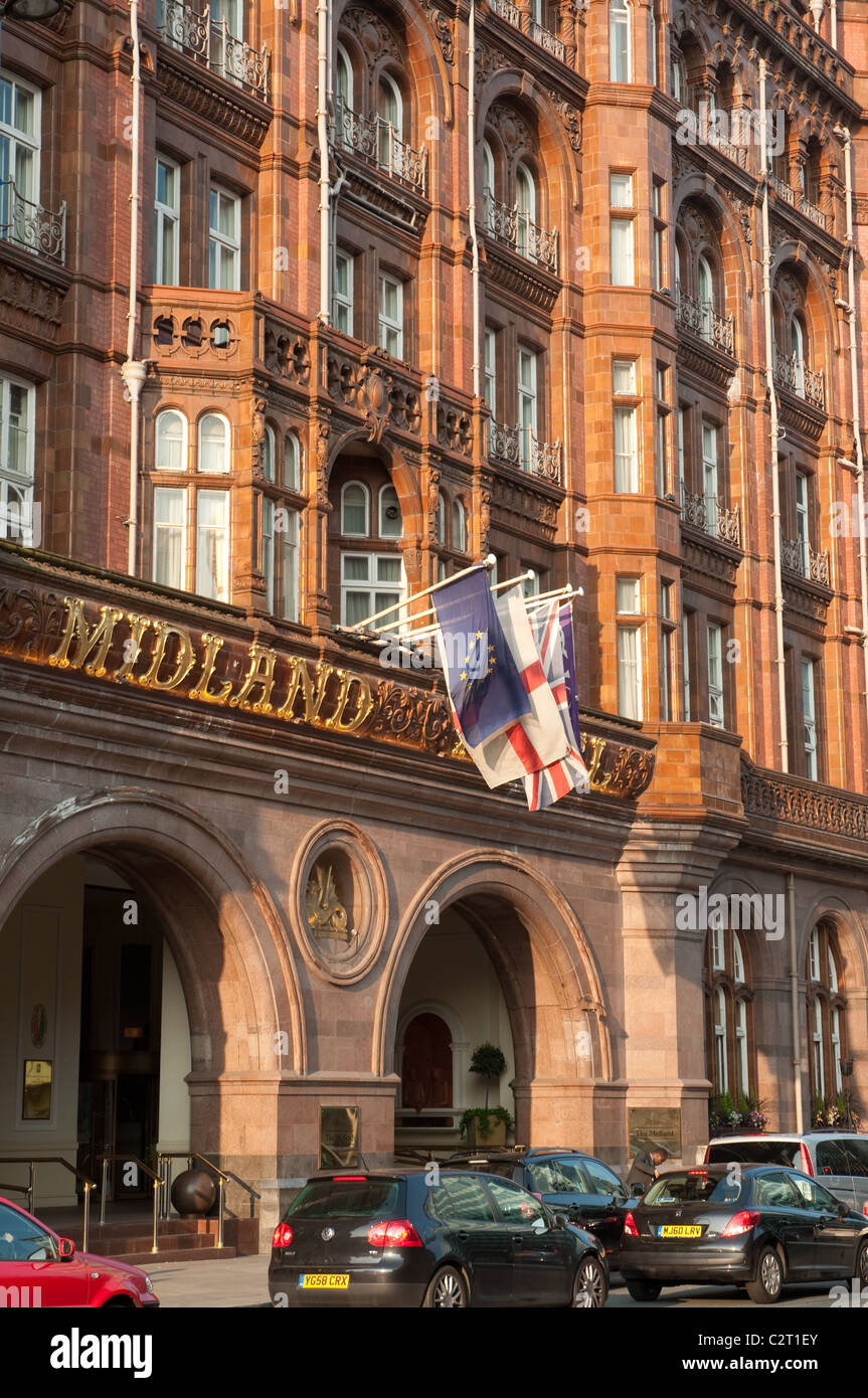 The Midland Hotel, Manchester. Opened in 1903, Grade II listed building ...