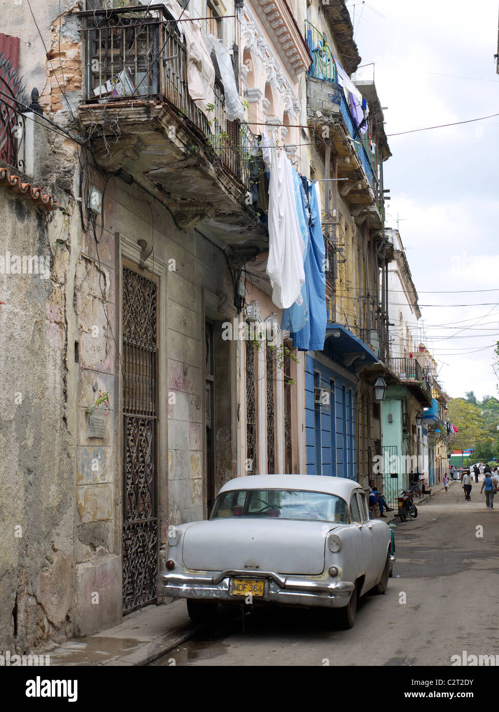 American classic car in the streets of Havana,Cuba Stock Photo