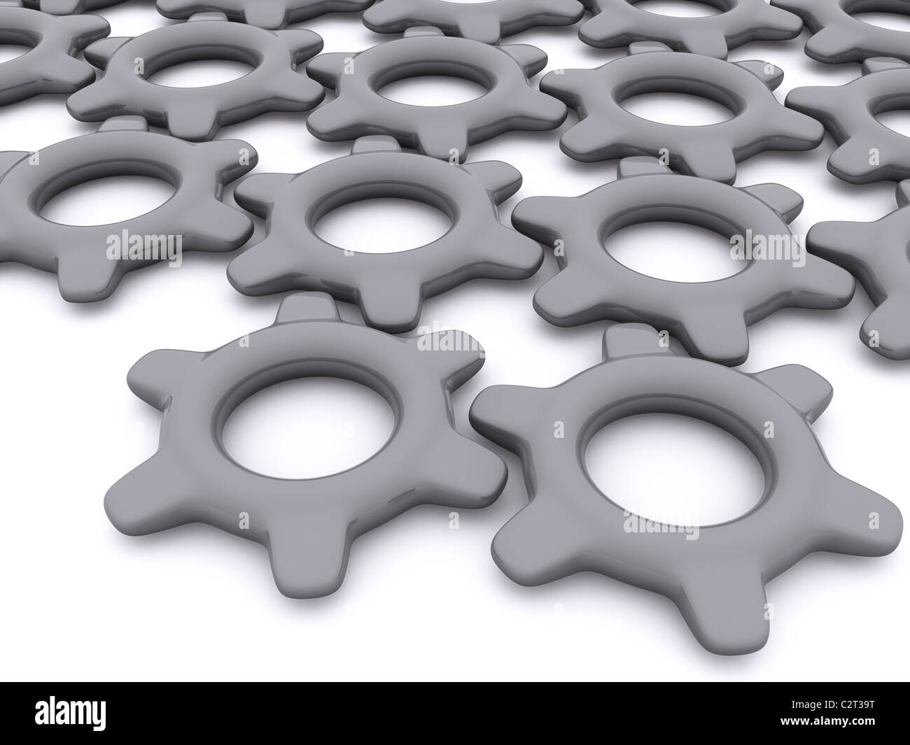 Gears connection 3d hi-res stock photography and images - Alamy