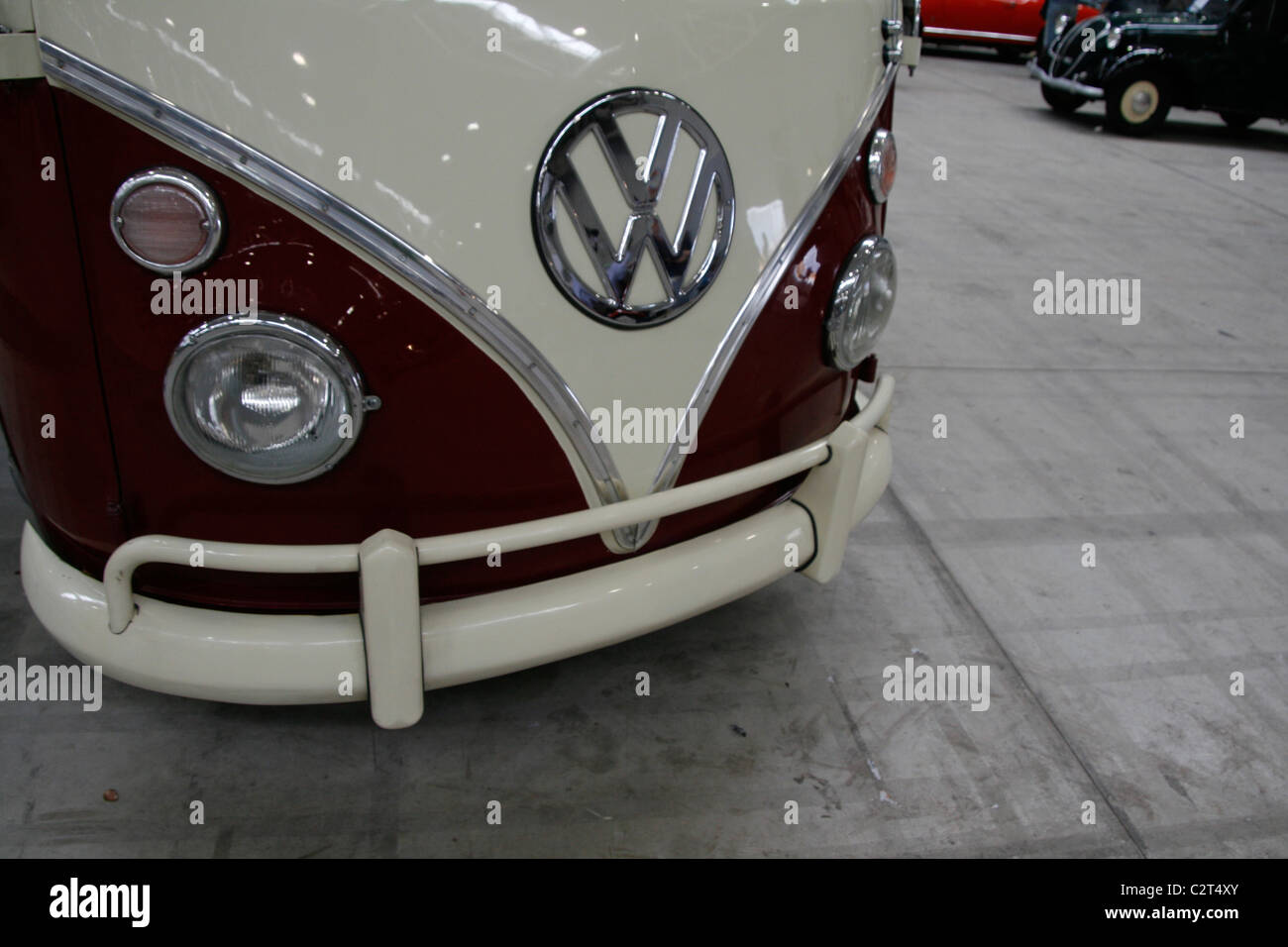 vintage vw volkswagen camper van car at motor show Stock Photo - Alamy